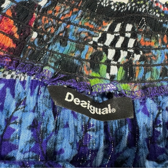 Desigual Andrea Gypsy Off Shoulder Blouse Tunic - Picture 8 of 10